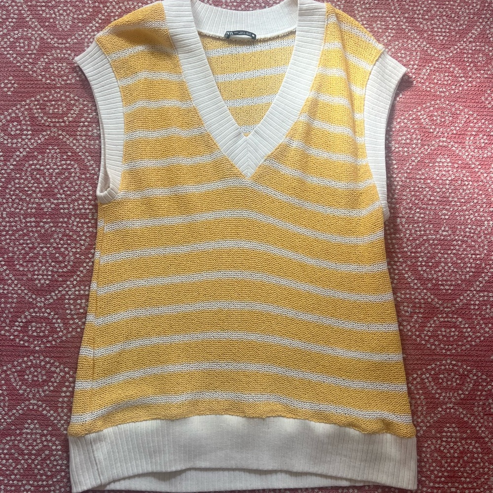 Zara sleeveless sweater
